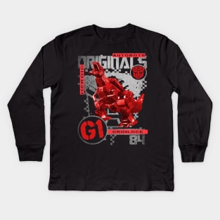 G1 Originals - Grimlock Kids Long Sleeve T-Shirt